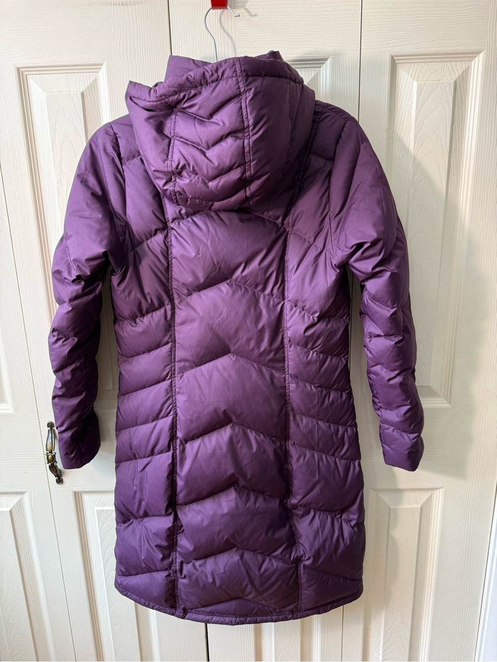 Patagonia Down With It Parka Dark Plum Purple 600 Fill Down Womens Size XS - Picture 6 of 14